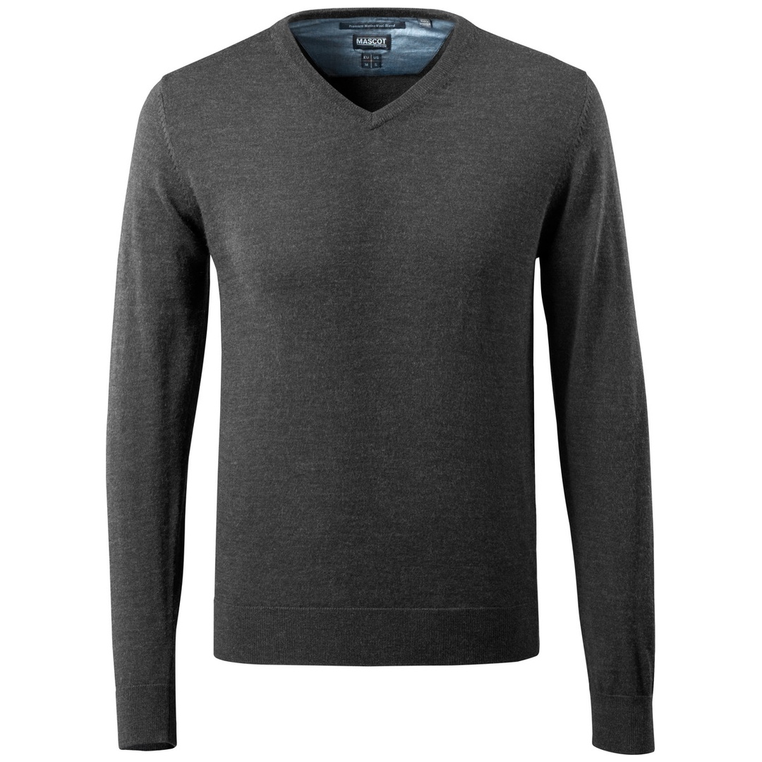 Mascot Strickpullover FRONTLINE, Herren 50635 Gr. S dunkelanthrazit/hellgrau-meliert