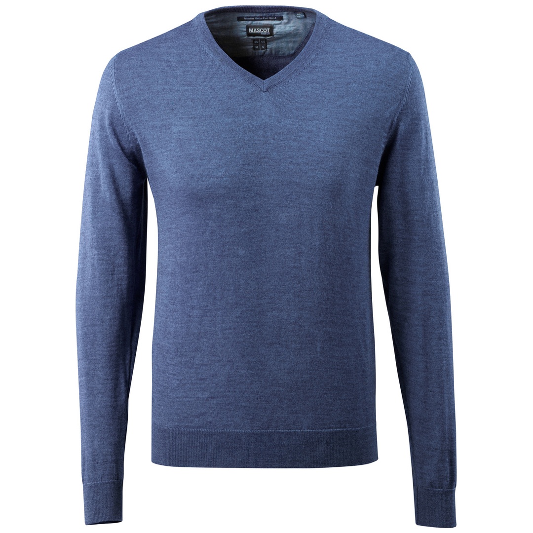 Mascot Strickpullover FRONTLINE, Herren 50635 Gr. XL blau-meliert