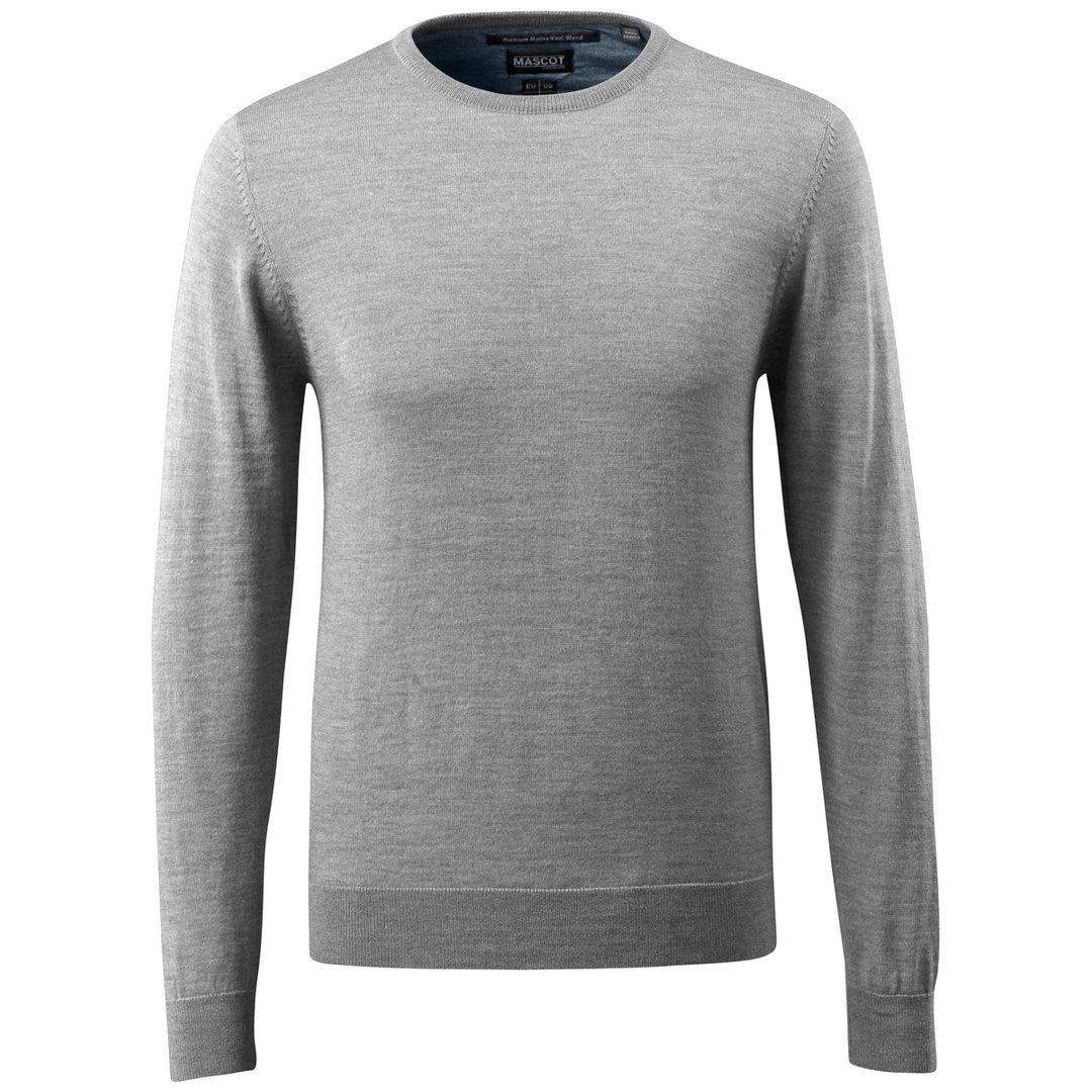 Mascot Strickpullover FRONTLINE runder Halsausschnitt; Herren 50636 Gr. 2XL grau-meliert