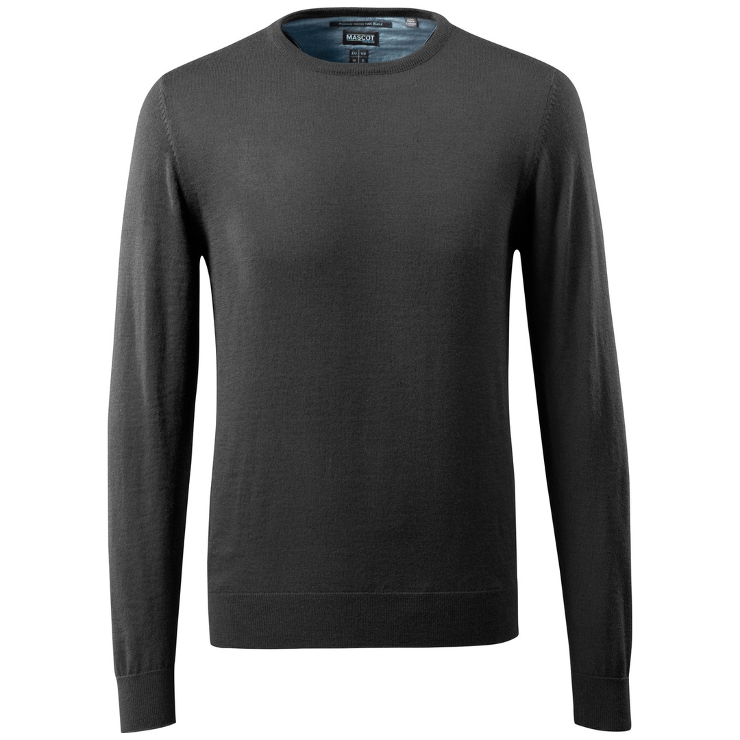 Mascot Strickpullover FRONTLINE runder Halsausschnitt; Herren 50636 Gr. S schwarz
