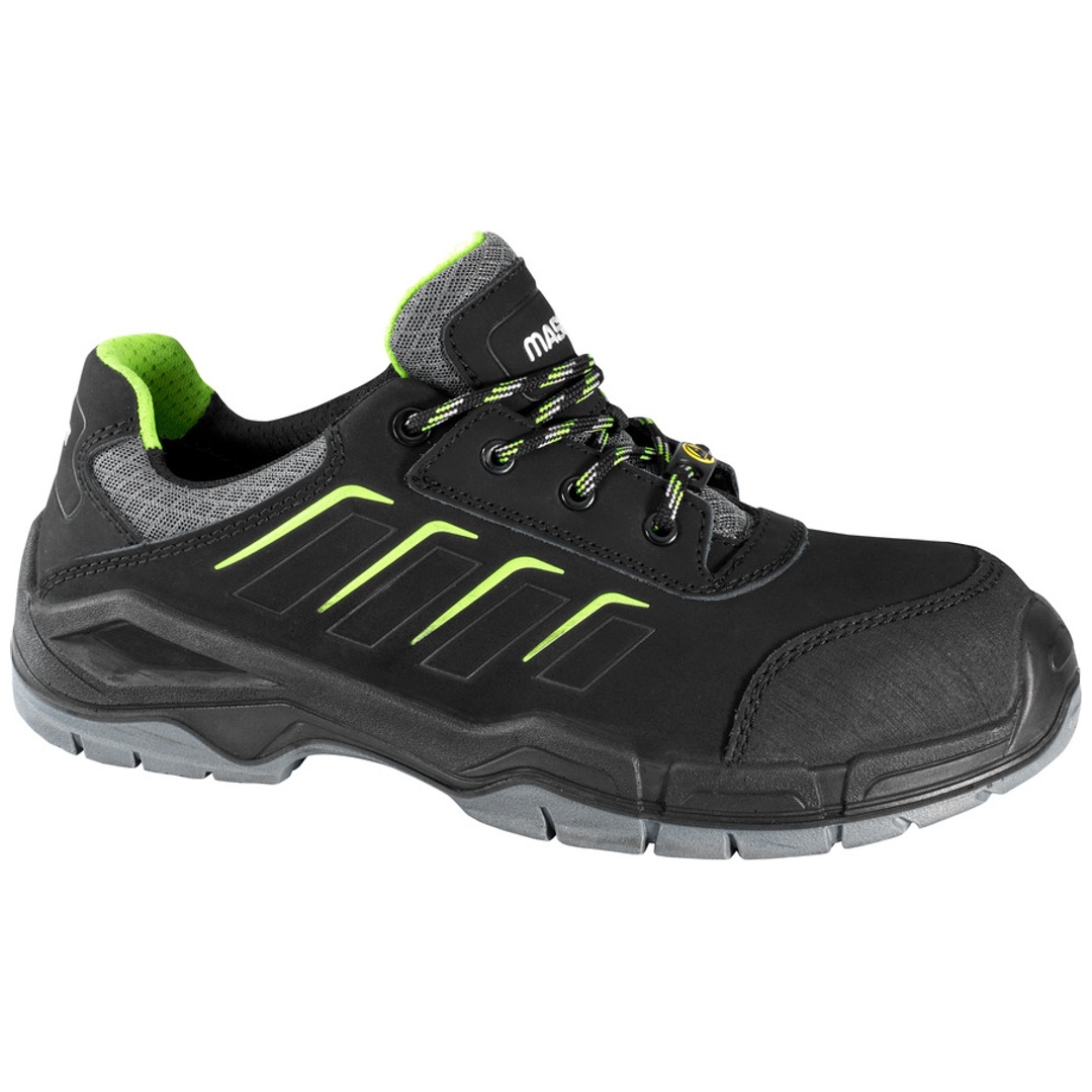 Mascot MASCOT® FOOTWEAR FIT Sicherheitshalbschuh Mont Blanc S3 ESD SRC DGUV Gr.42 schwarz