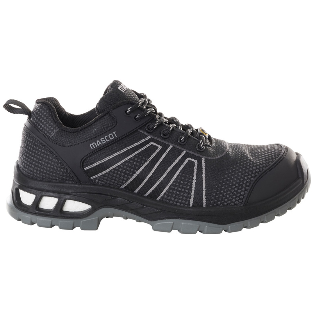 Mascot MASCOT® FOOTWEAR ENERGY Sicherheitshalbschuh S1P ESD SRC DGUV Gr.39 schwarz/anthrazit