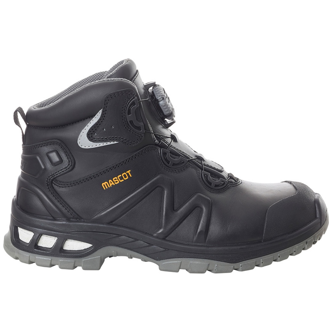 Mascot Sicherheitsstiefel S3 mit BOA® Sicherheitsstiefel S3 Sicherheitsschuhe Gr. 0836, schwarz