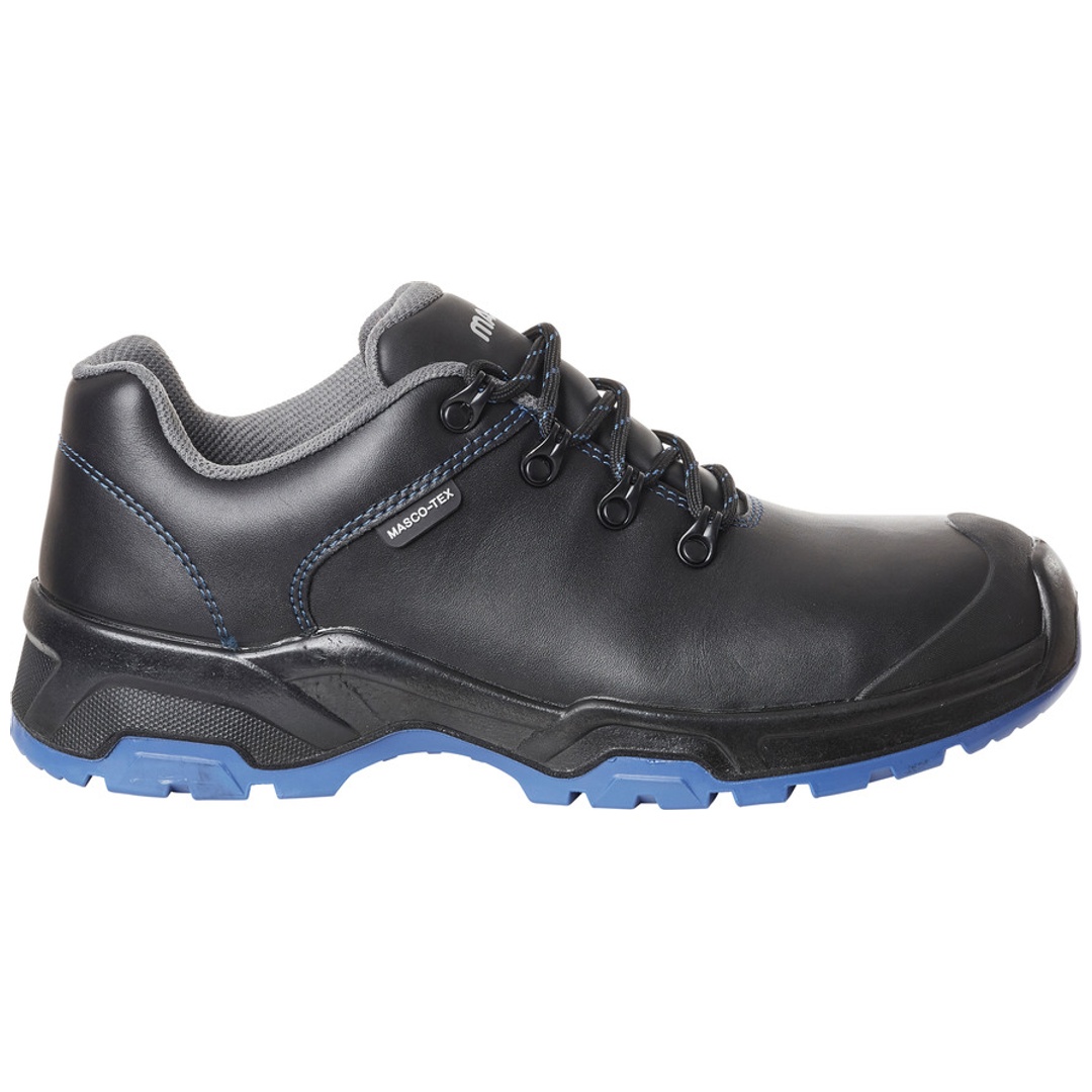 Mascot MASCOT® FOOTWEAR FLEX Sicherheitshalbschuh S3 SRC DGUV Gr.44 schwarz/kornblau