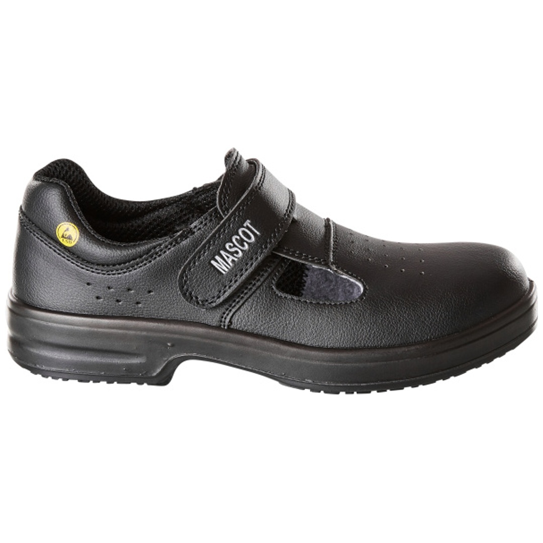 Mascot Sicherheitssandalen F0801 S1 ESD SRC W8 Gr. 37 schwarz