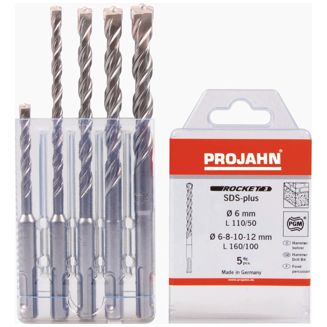 Projahn Hammerbohrer Rocket 3 Set 5 tlg.