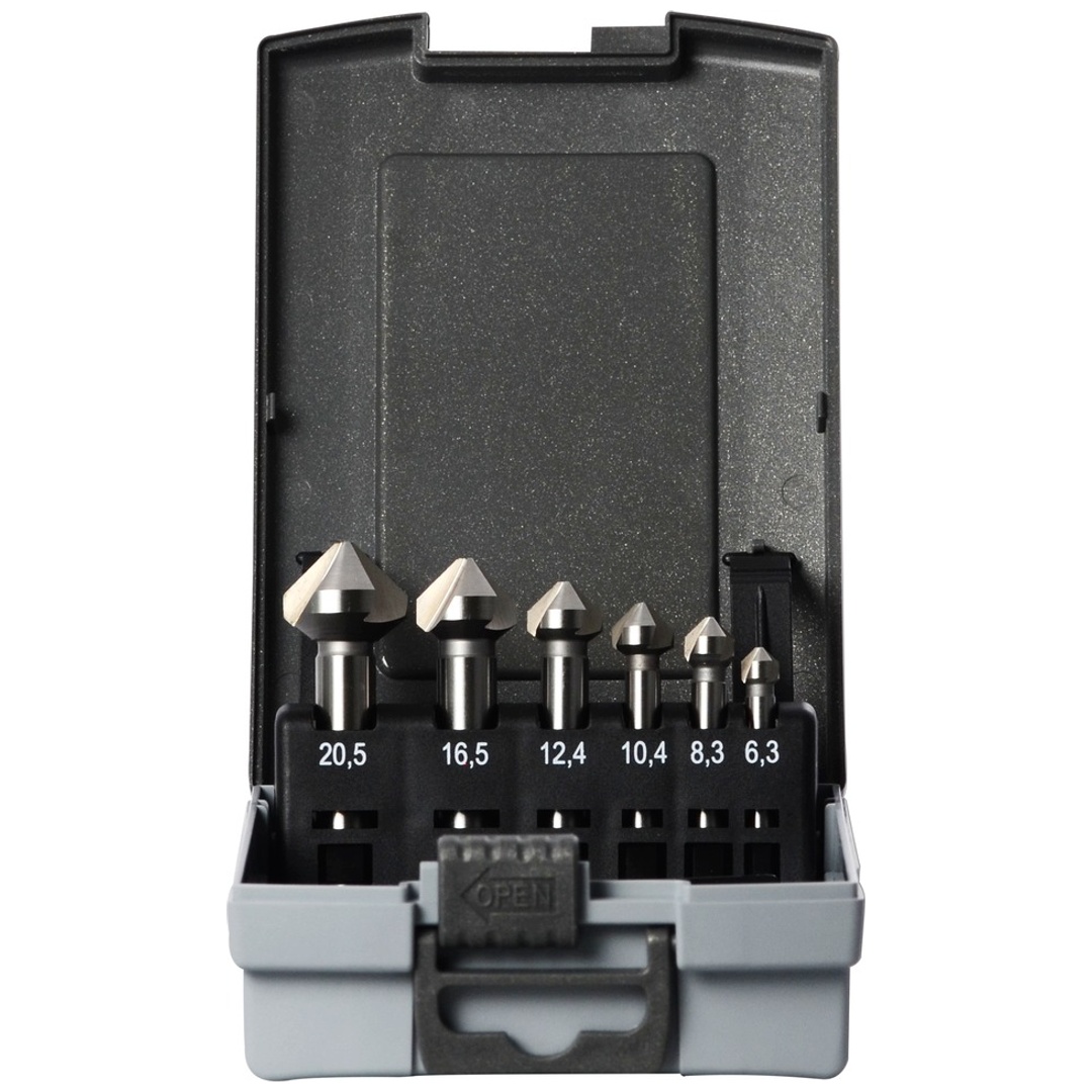 Projahn Kegelsenker-Set HSS-G ECO 6-tlg. Ø 6,3-8,3-10,4-12,4-16,5-20,5 mm