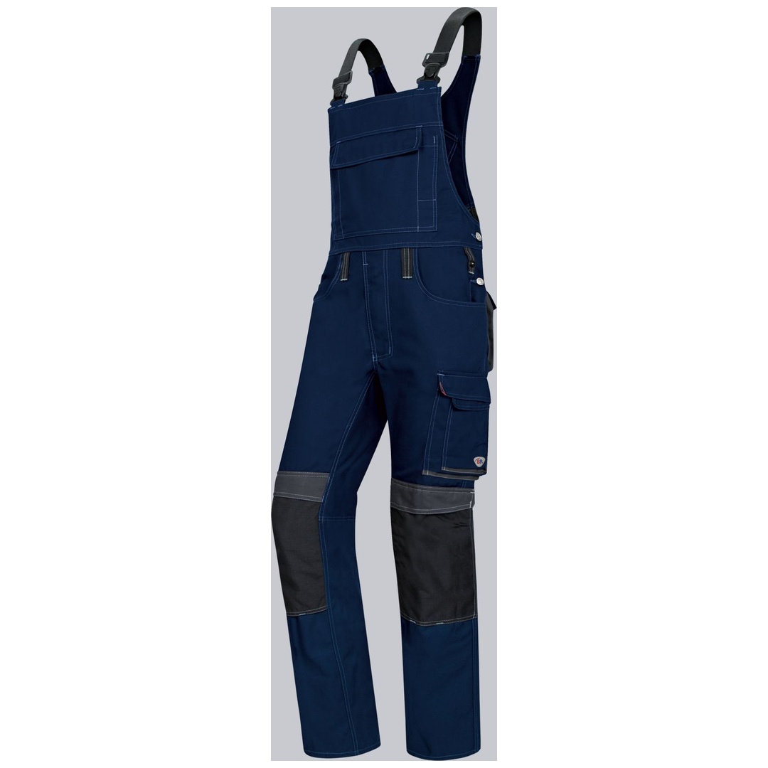 BP Komfort-Latzhose mit Kniepolstertaschen 1802 Gr. 62-normal nachtblau/anthrazit