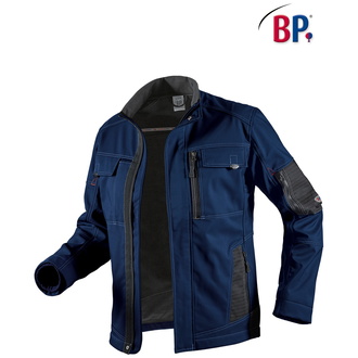 BP Softshell-Arbeitsjacke 1874 Gr. XS nachtblau/anthrazit