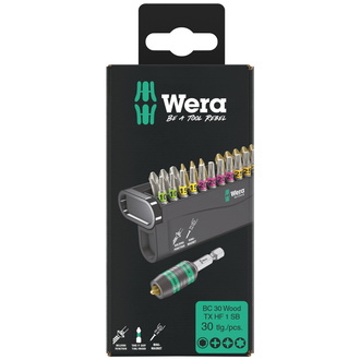 Wera Bit-Check 30 Wood TX HF 1 SB, 30-teilig