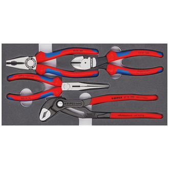 Knipex Zangen-Set in Schaumstoffeinlage 4-tlg., Art.Nr. 00 20 01 V15