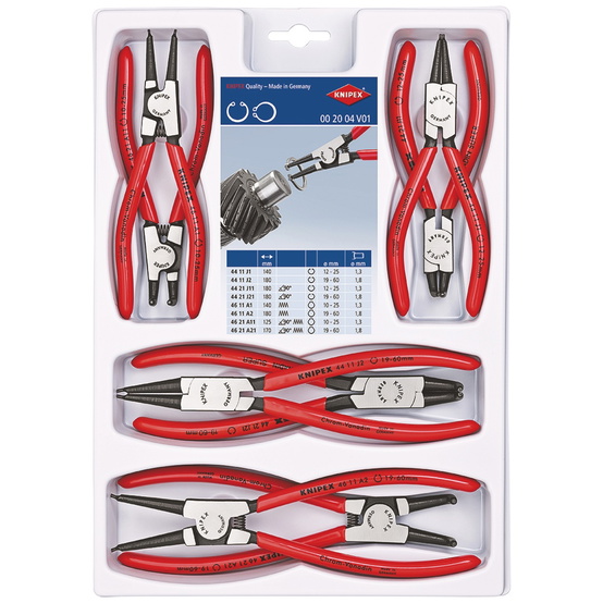Knipex Sicherungsringzangen-Set 8-tlg. - 1