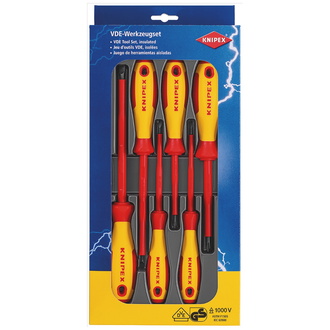 Knipex Schraubendreher-Paket 6-tlg. (SB-Karte/Blister)