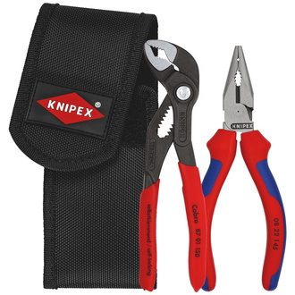 Knipex Mini-Zangenset in Werkzeuggürteltasche 1 x 08 22 145, 1 x 87 01 150