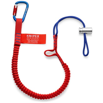 Knipex Fangleine mit fixiertem Materialkarabiner