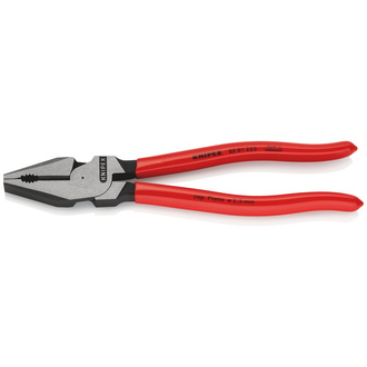 Knipex Kraft-Kombizange, mit Kunststoff überzogen, schwarz atramentiert, 225 mm