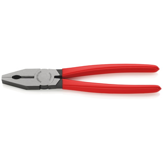 Knipex Kombizange, mit Kunststoff überzogen, schwarz atramentiert, 250 mm