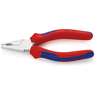 Knipex Kombizange, mit Mehrkomponenten-Hüllen, verchromt 140 mm