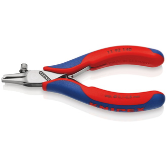 Knipex Elektronik-Abisolierzange, mit Mehrkomponenten-Hüllen, 140 mm