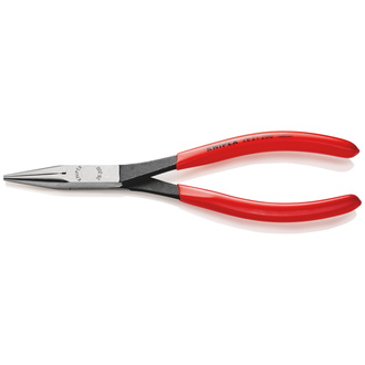 Knipex Montierzange, mit Kunststoff überzogen, schwarz atramentiert, 200 mm, flach-runde Backen