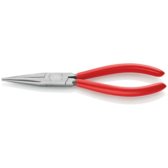 Knipex Langbeckzange, mit Kunststoff überzogen, schwarz atramentiert, 190 mm, flach-runde Backen