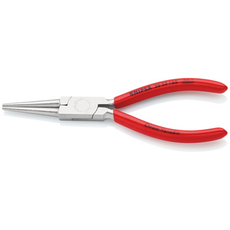 Knipex Langbeckzange mit Kunststoff überzogen verchromt 160 mm, runde Backen