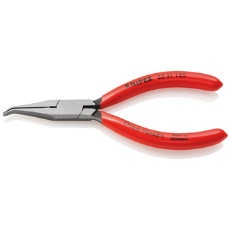 Knipex Justierzange, mit Kunststoff überzogen, schwarz atramentiert, 135 mm, Backen gewinkelt, 40°