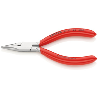 Knipex Greifzange für Feinmechanik mit Kunststoff überzogen verchromt 125 mm, flach-runde Backen