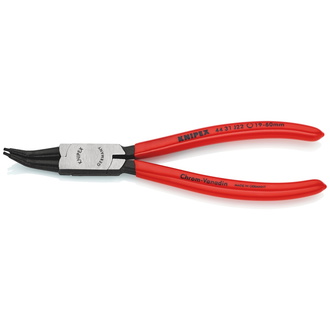 Knipex Sicherungsringzange für Innenringe in Bohrungen 45° gewinkelt, mit Kunststoff überzogen, schwarz atramentiert, 180 mm