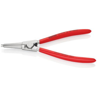 Knipex Sicherungsringzange für Außenringe auf Wellen mit Kunststoff überzogen verchromt 210 mm