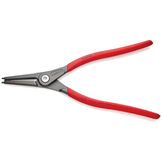 Knipex Präzisions-Sicherungsringzange für Außenringe auf Wellen, mit rutschhemmendem Kunststoff überzogen, grau atramentiert 320 mm (SB-Karte/Blister)