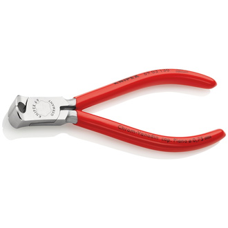 Knipex Vornschneider für Mechaniker mit Kunststoff überzogen verchromt 130 mm