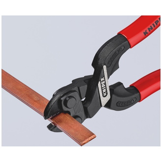 Knipex CoBolt S Kompakt-Bolzenschneider, mit Kunststoff überzogen, schwarz atramentiert, 160 mm (SB-Karte/Blister)