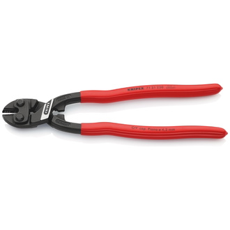 Knipex CoBolt XL Kompakt-Bolzenschneider, mit Kunststoff überzogen, schwarz atramentiert, 250 mm (SB-Karte/Blister), Art.Nr. 71 31 250 SB