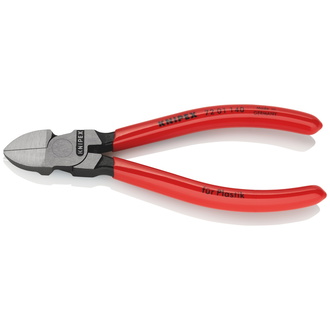 Knipex Seitenschneider für Kunststoff mit Kunststoff überzogen 140 mm