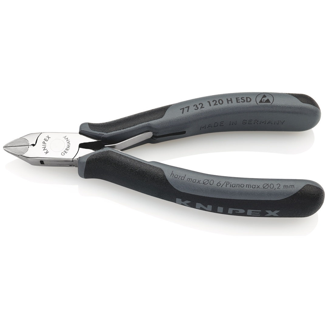 Knipex 77 32 120 H ESD ESD Seitenschneider mit Facette 120 mm