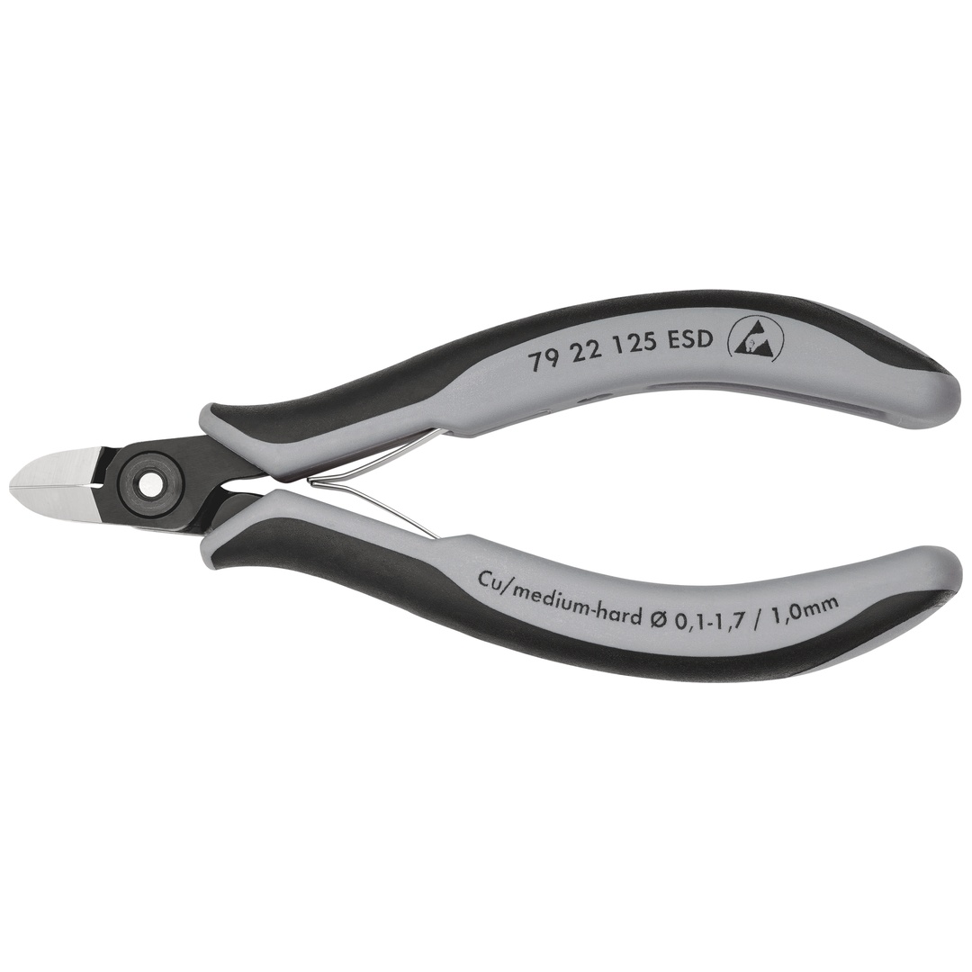 Knipex 79 22 125 ESD ESD Seitenschneider ohne Facette 125 mm