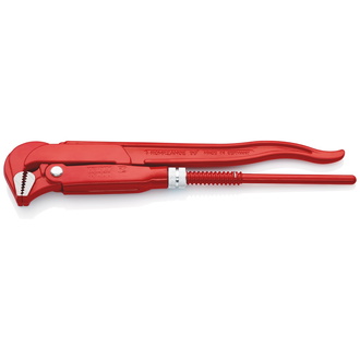 Knipex Rohrzange 90° rot pulverbeschichtet 310 mm