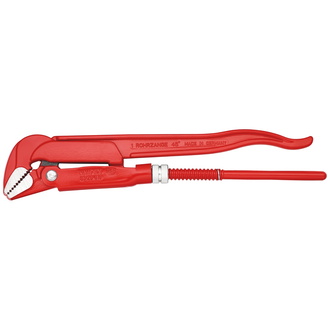 Knipex Rohrzange 45° rot pulverbeschichtet 320 mm