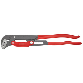 Knipex Rohrzange S-Maul mit Schnelleinstellung mit Kunststoff überzogen grau pulverbeschichtet 560 mm