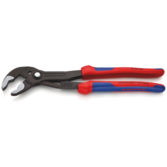 Knipex Cobra Hightech-Wasserpumpenzange, mit Mehrkomponenten-Hüllen, grau atramentiert 300 mm (SB-Karte/Blister)
