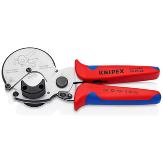 Knipex Rohrschneider für Verbund- und Kunststoffrohre, mit Mehrkomponenten-Hüllen, 210 mm