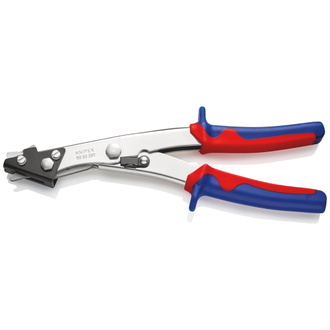 Knipex Blechknabber, mit Mehrkomponenten-Hüllen, vernickelt 280 mm, Art.Nr. 90 55 280 EAN