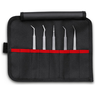 Knipex SMD-Präzisionspinzetten-Set 5-tlg.