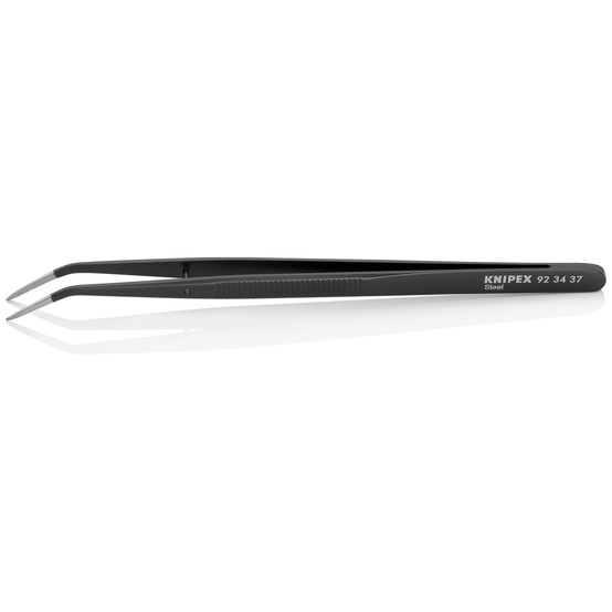 Knipex Universalpinzette geriffelt 155 mm, Spitzenbreite 0.8 mm, Backen gewinkel - 1