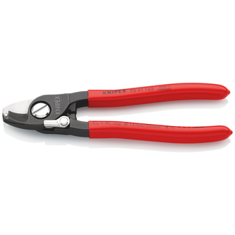 Knipex Kabelschere mit Kunststoff überzogen brüniert 165 mm, Art.Nr. 95 41 165