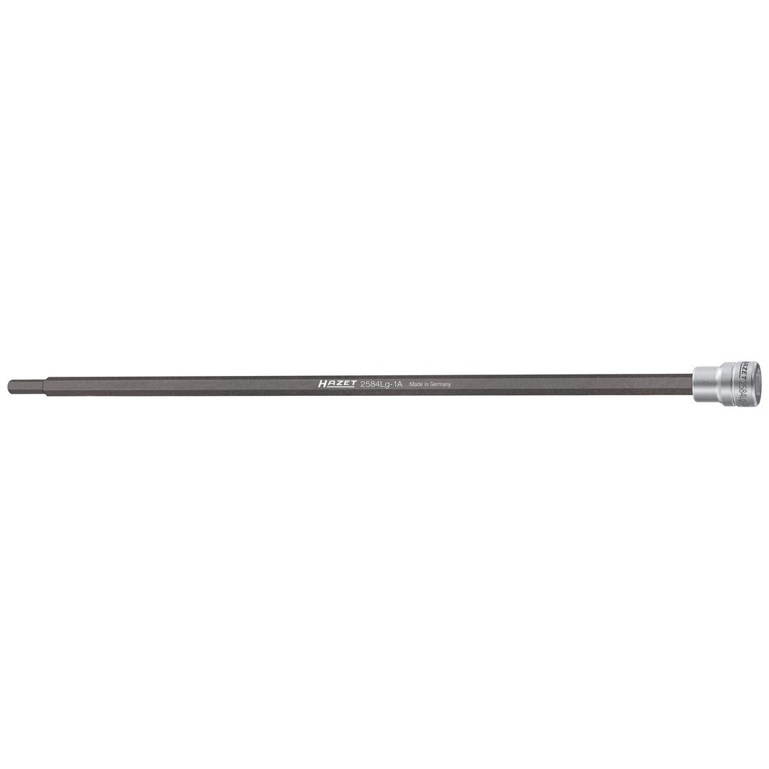Hazet Antriebswellen Schraubendreher-Steckschlüsseleinsatz 2584LG-1A, 3/8 (10 mm) Vierkant hohl, Innen Sechskant Profil, SW 6 mm
