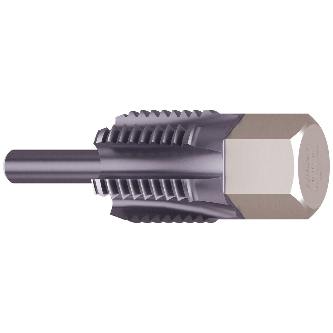 Hazet Gewinde-Nachschneider Abgastemperatur-Sensoren/-Sonden 4683-16, 13 mm Außen-Sechskant, Länge 43 mm