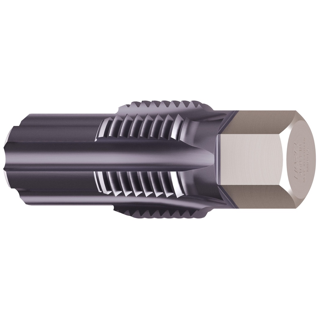 Hazet Gewinde-Nachschneider Abgastemperatur-Sensoren/-Sonden 4683-18, 13 mm Außen-Sechskant, Länge 42 mm