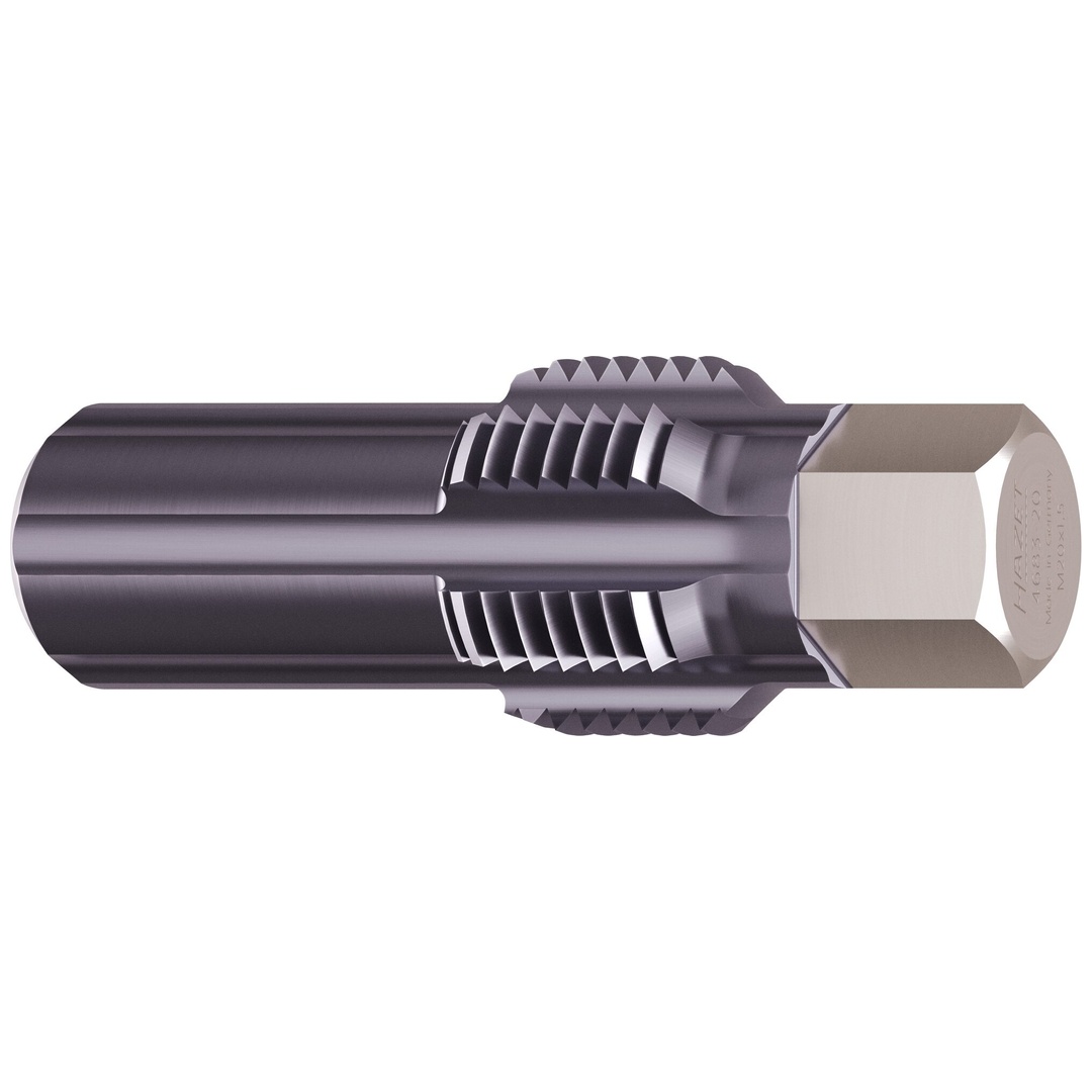 Hazet Gewinde-Nachschneider Abgastemperatur-Sensoren/-Sonden 4683-20, 13 mm Außen-Sechskant, Länge 50 mm